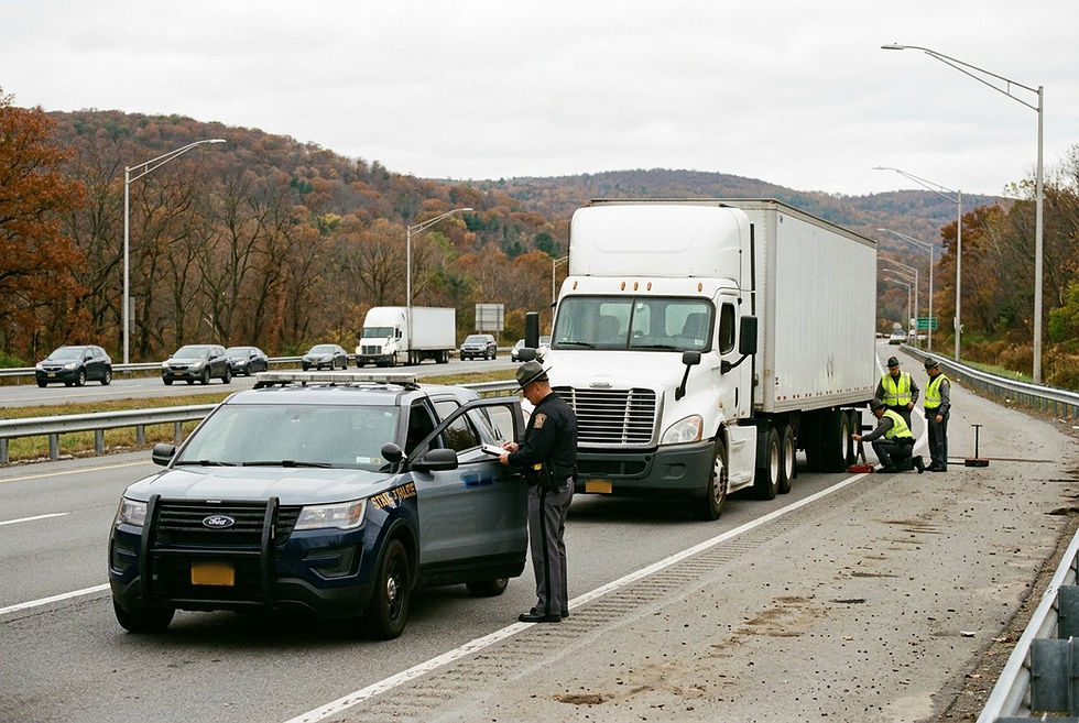 New York Troopers Issue 376 Tickets in Hudson Valley Truck Detail