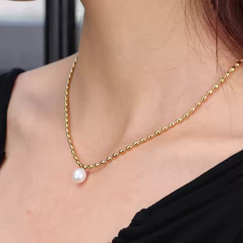 新作！【MelanieAuld】Iris Pearl Necklace★繊細美パール 新作！【MelanieAuld】Iris Pearl Necklace☆繊細美パール