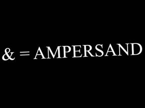 TEACHABLE MOMENTS | AMPERSAND IS A WHAT?  