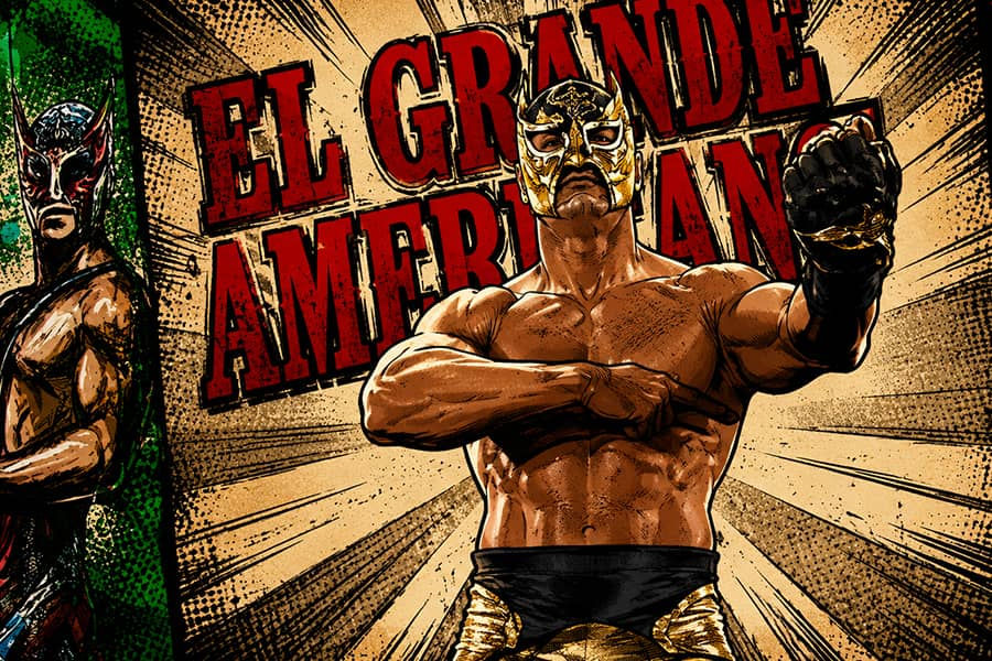 THE EL GRANDE AMERICANO MASK VERSUS MASK WAS AWESOME!