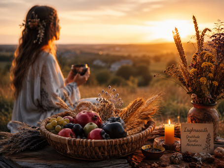 Lughnasadh, gratitude, récolte, abondance