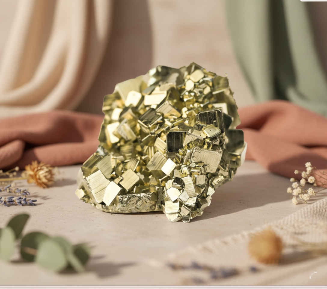 💛 Pyrite A - Pierre brute 💛