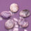 Miniature : 💜 Améthyste rubanée - Galet 45mm 💜
