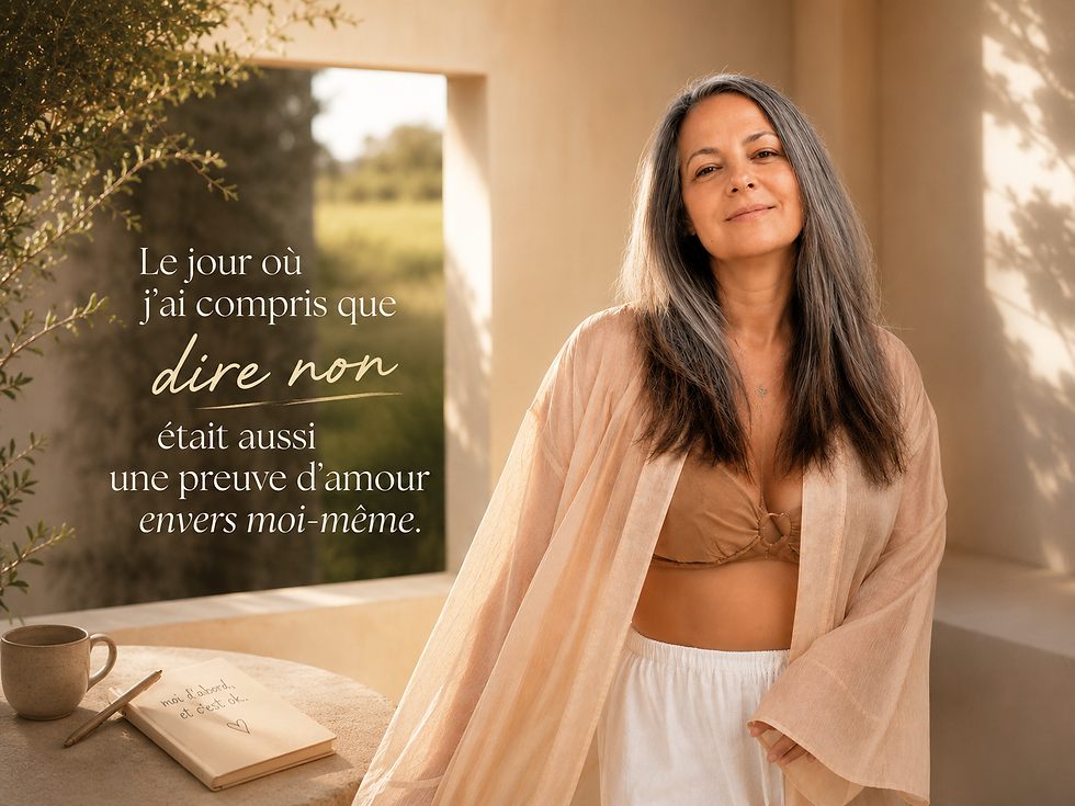 Dire non est aussi une preuve d'amour envers moi-même