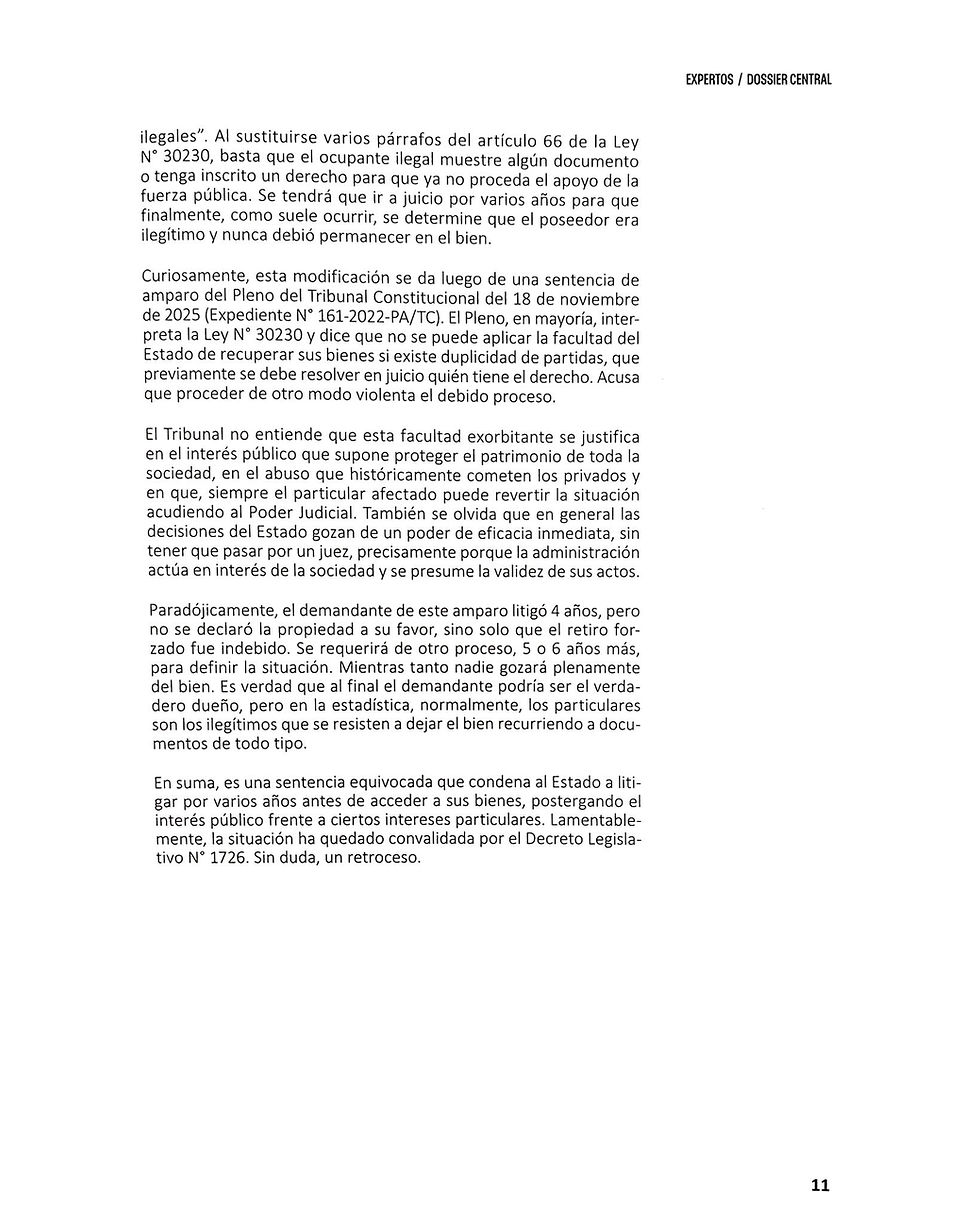 Modificaciones en la recuperación de bienes del Estado. ¿Acierto o retroceso? Página 3