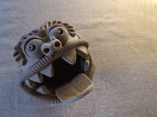 Halloween-Töpferei für den Garten