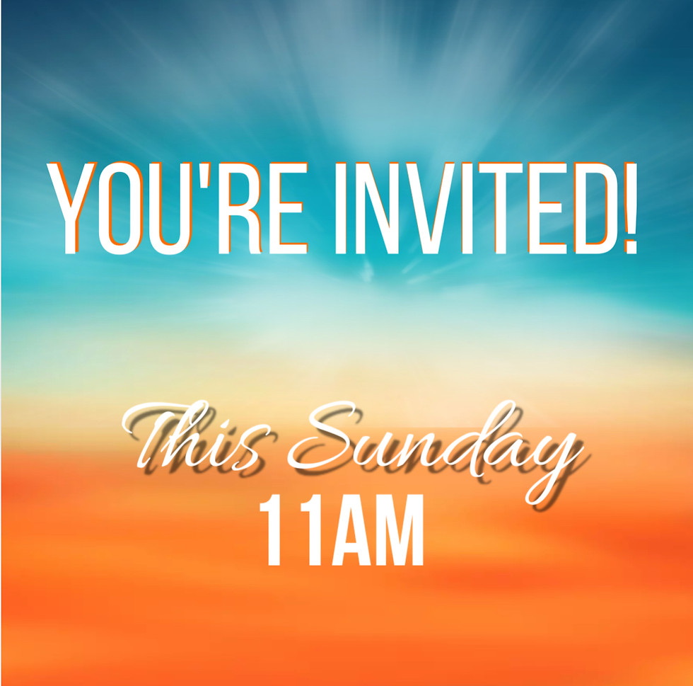 you're invited flyer