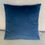 Thumbnail: Royal blue velvet cushion