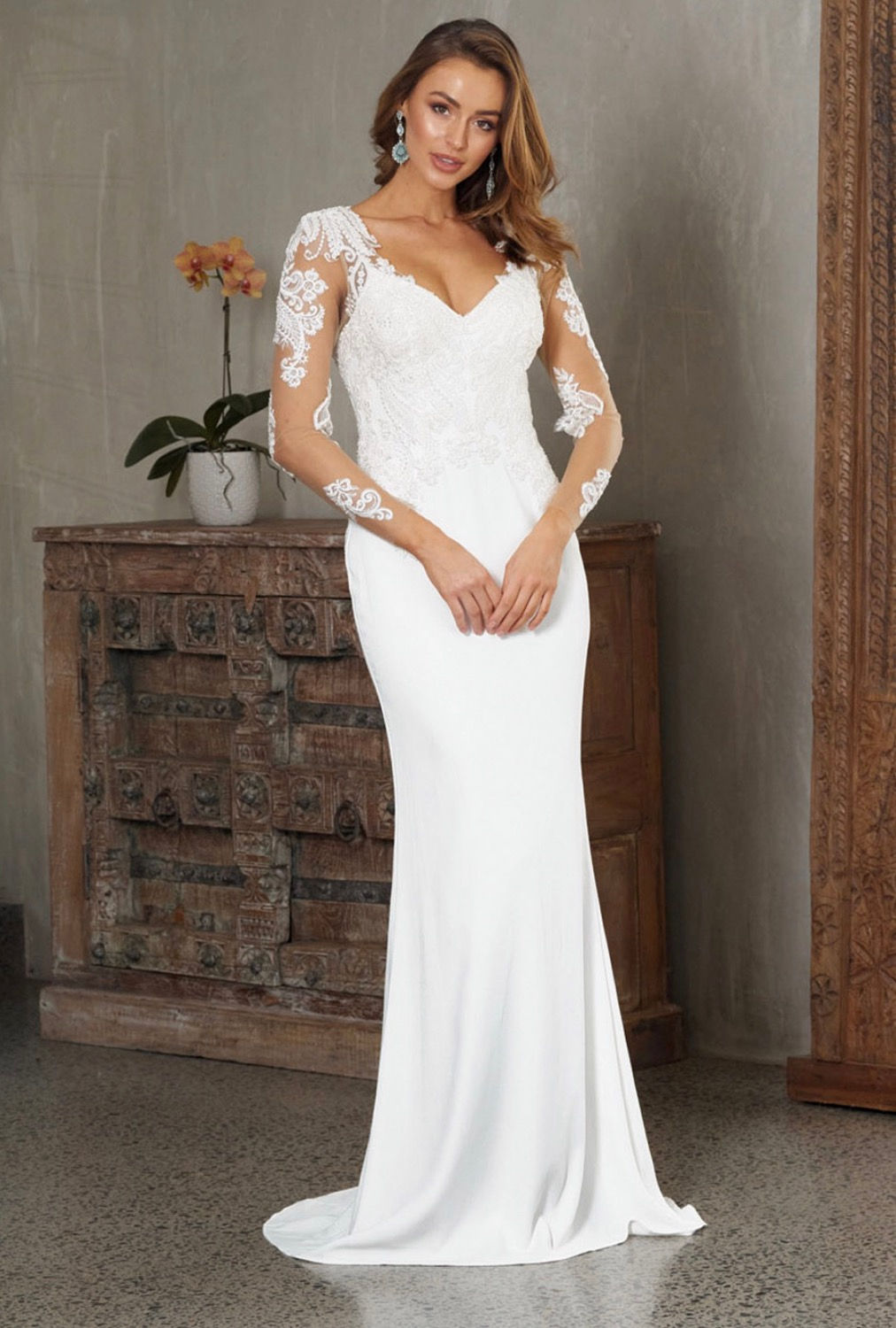 0491, Tania Olsen 244 size 2 ivory 