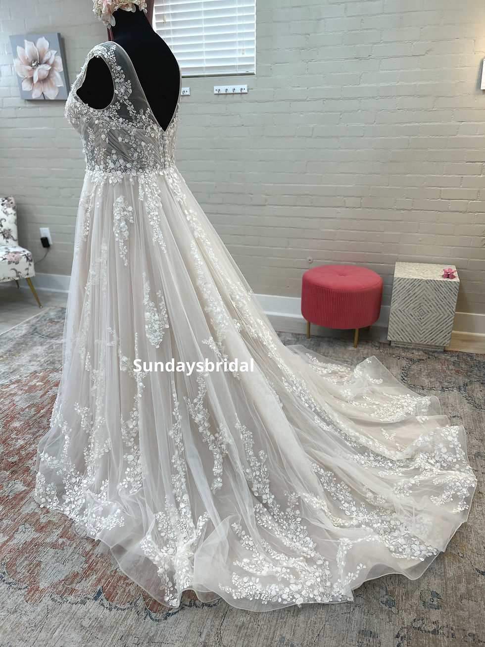 Thumbnail: 0174, Texas Bella ANLA022B  size 20 Ivory Sand Wedding Dress