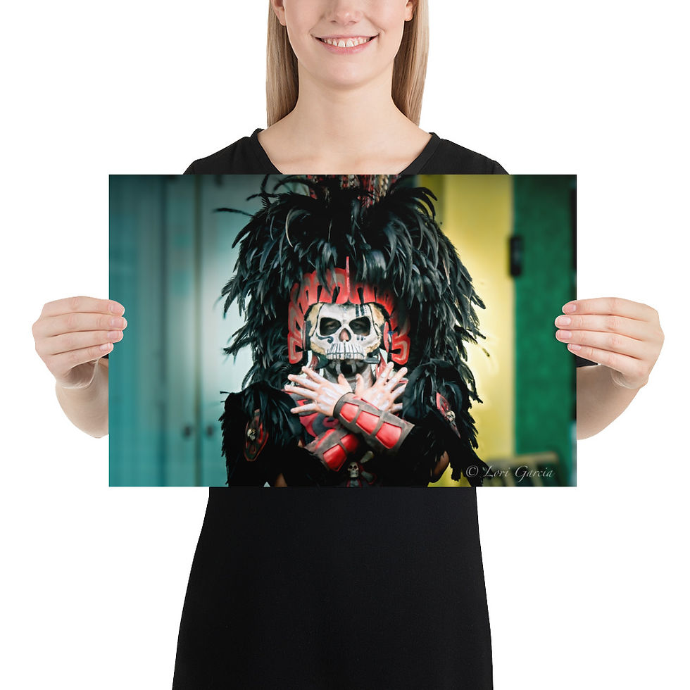 Thumbnail: Photo paper poster Cozumel Warrior
