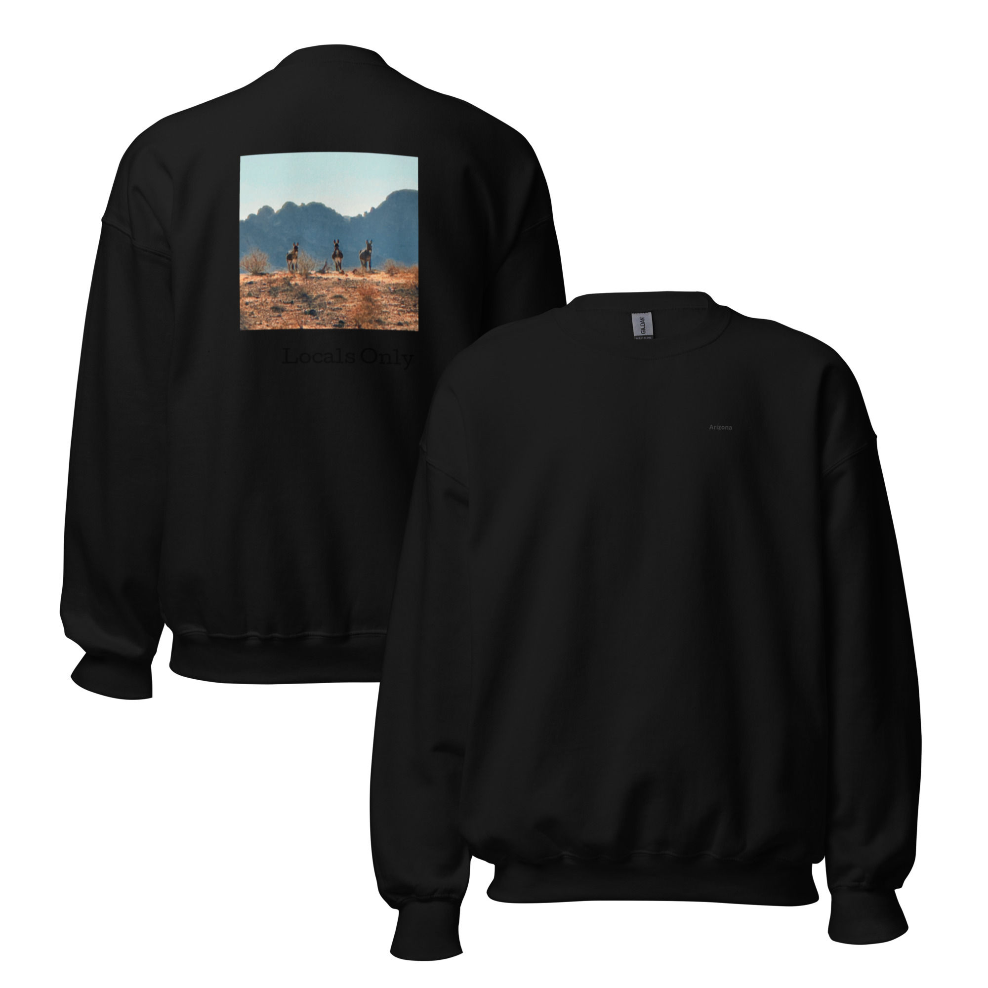 Unisex Sweatshirt Locals only Arizona Donkeys