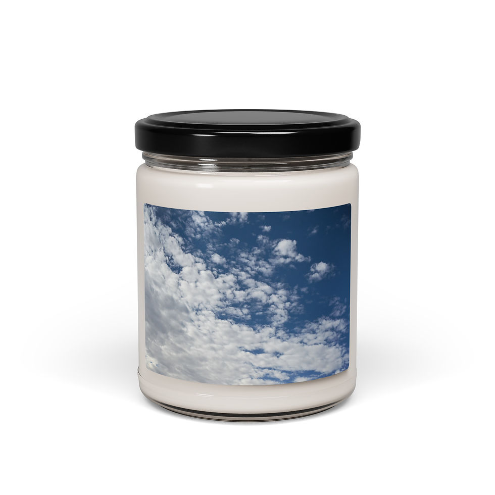 Thumbnail: Scented soy candle On cloud 9