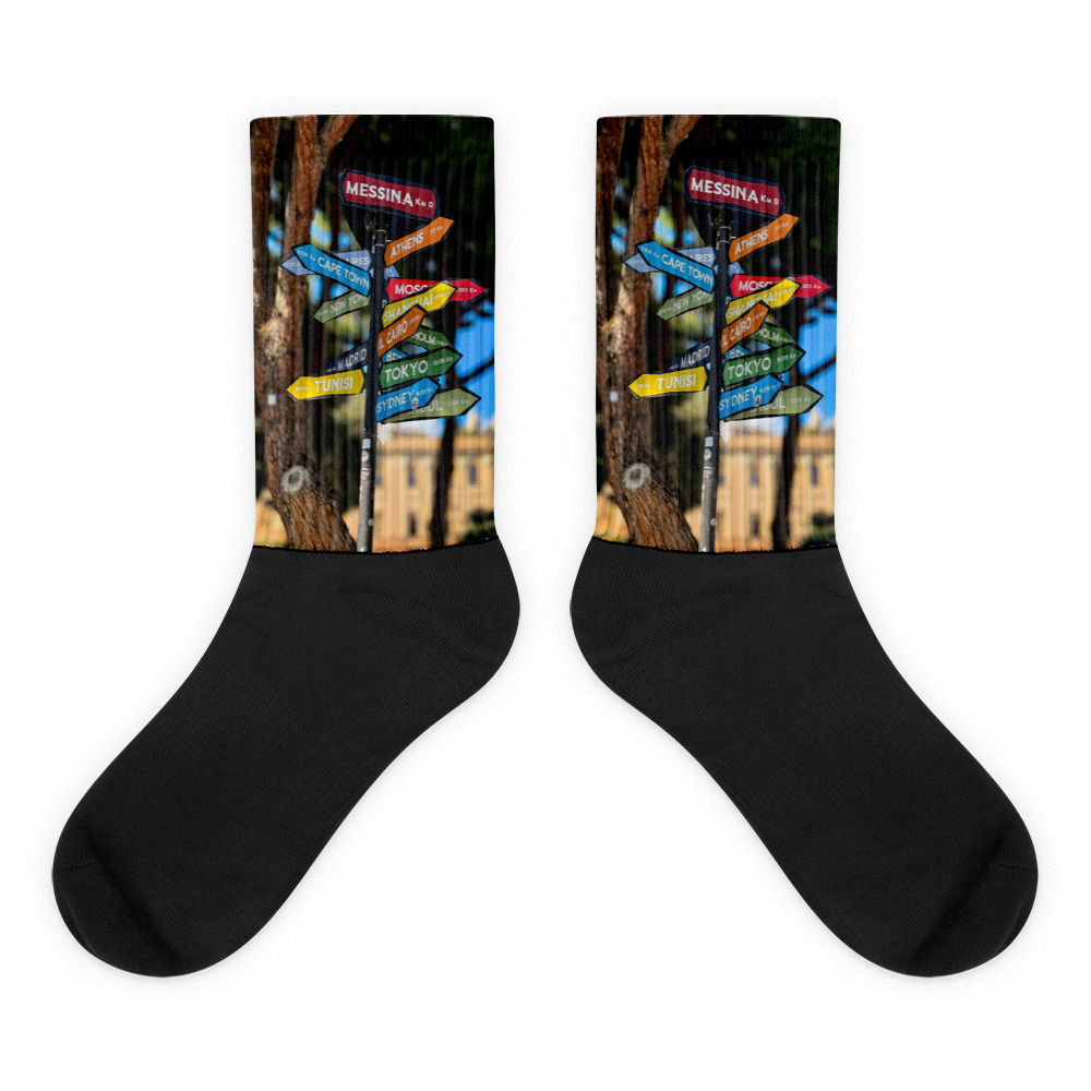 Socks which way to go Messina Italy