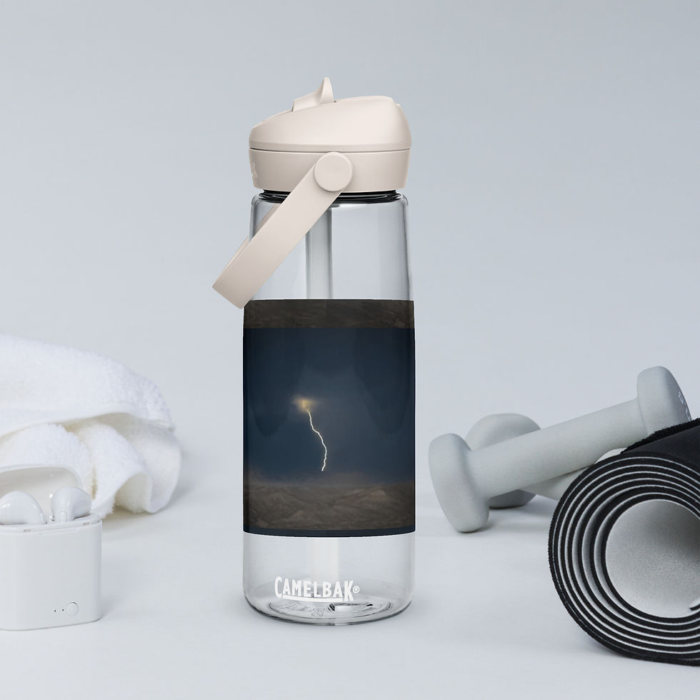 Thumbnail: Flip straw water bottle Lightning in a bottle Arizona Monsoon