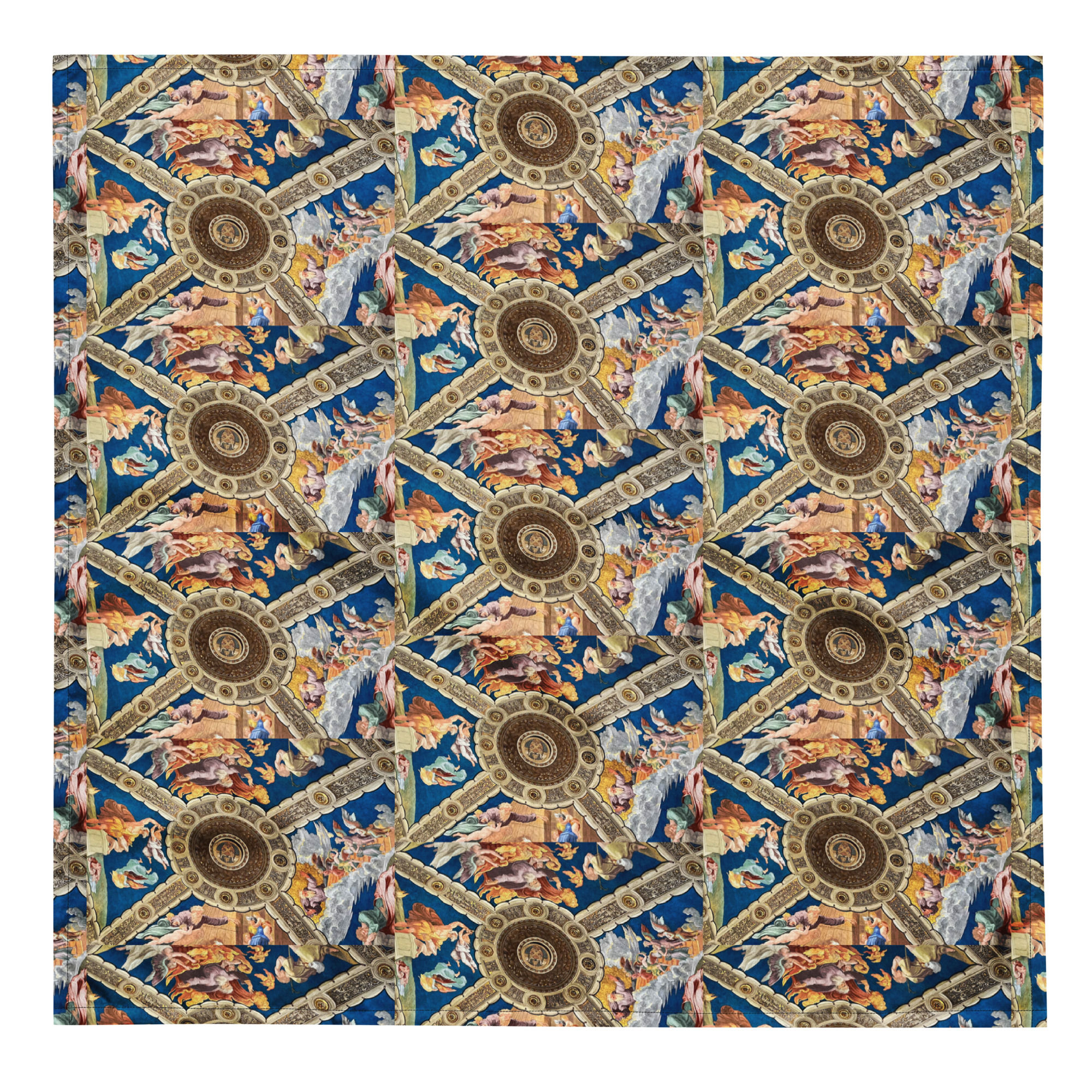 All-over print bandana Vatican ceiling pattern