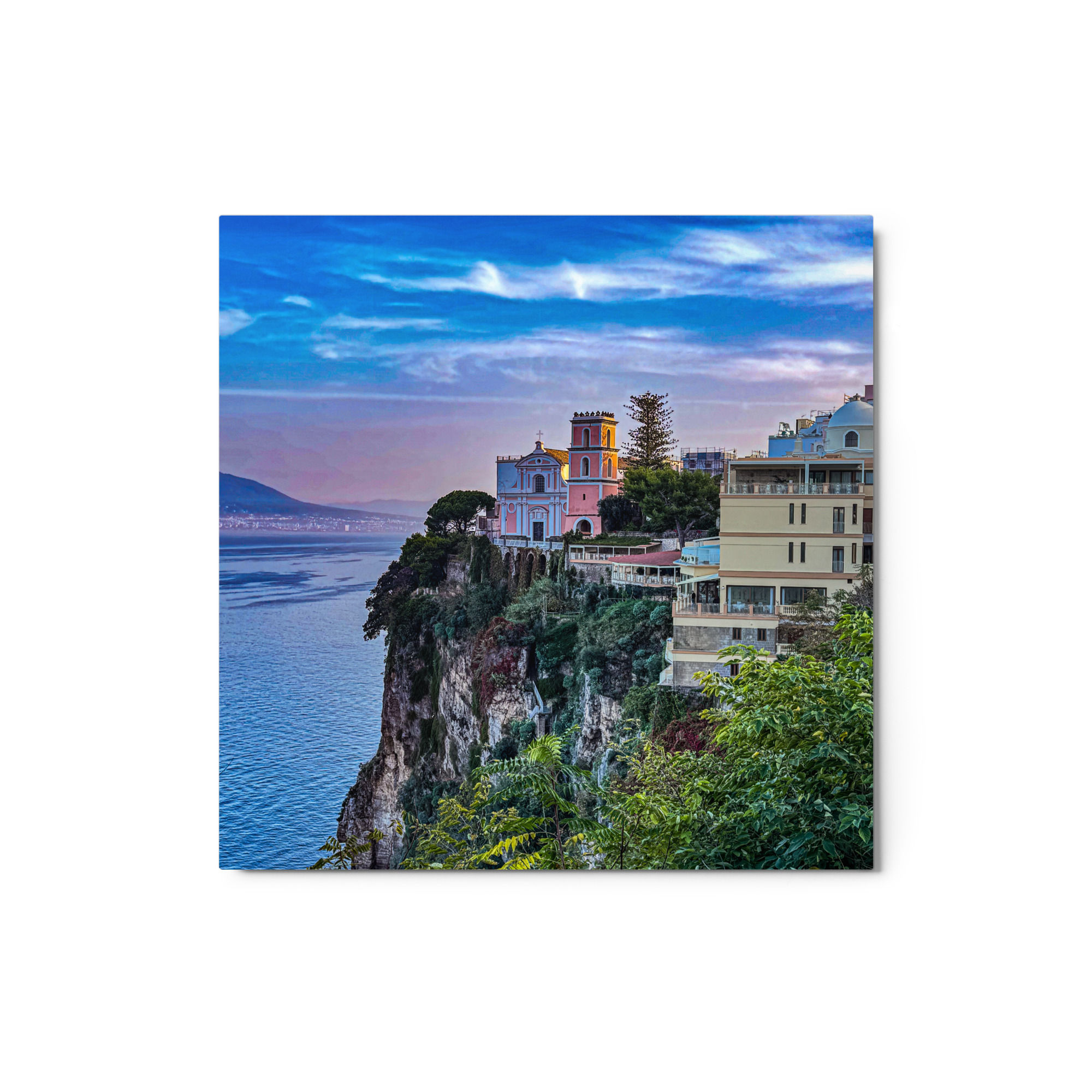 Metal prints The Pink Palace on The Amalfi Coast