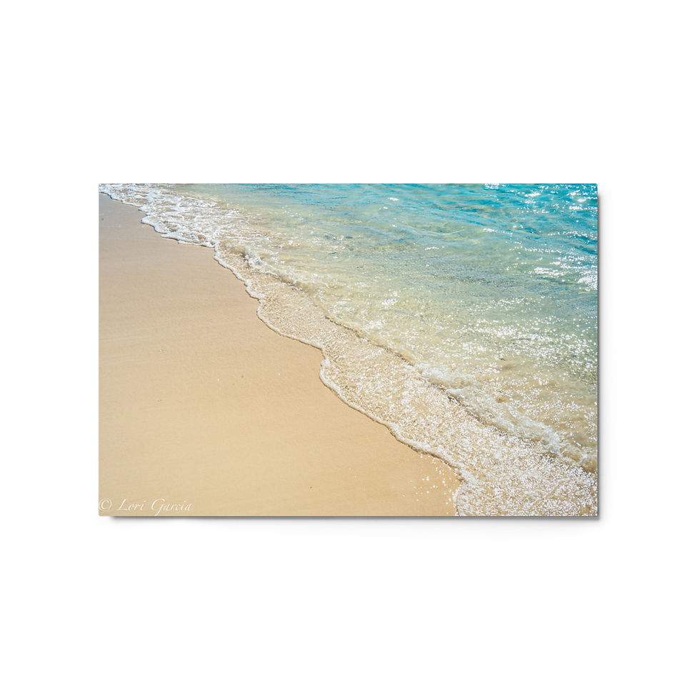 Thumbnail: Metal prints The Caribbean Sea