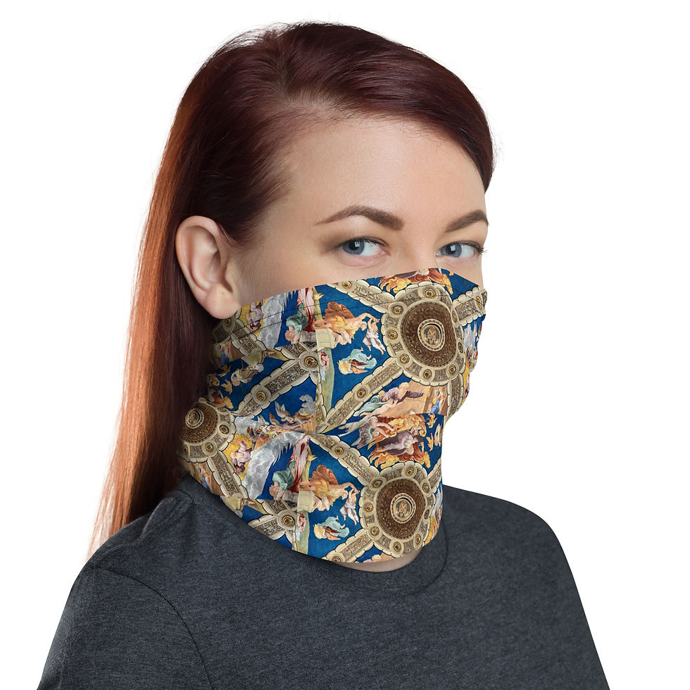 Thumbnail: Neck Gaiter Vatican ceiling pattern