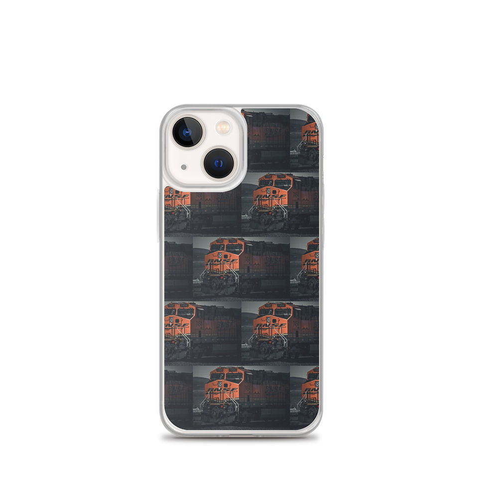 Thumbnail: Clear Case for iPhone® Santa Fe Train moody vibe