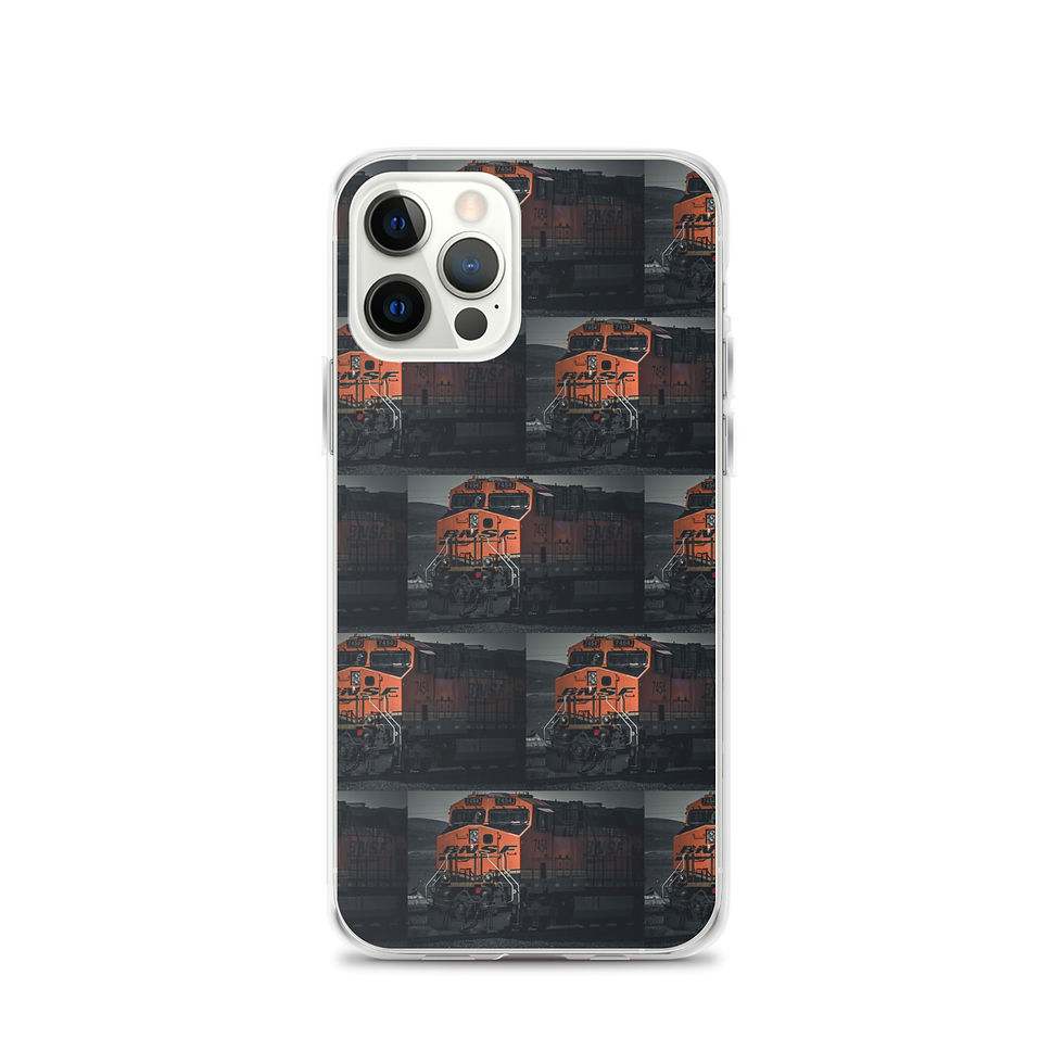 Thumbnail: Clear Case for iPhone® Santa Fe Train moody vibe