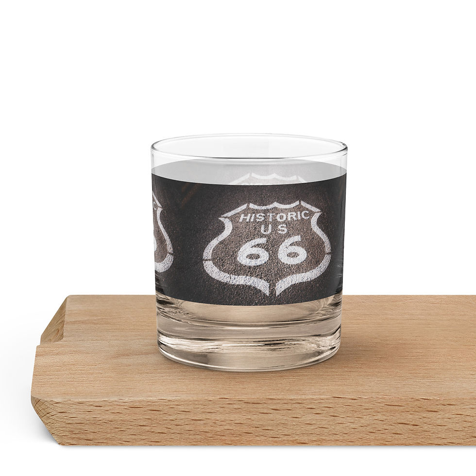 Thumbnail: Rocks glass Route 66 road