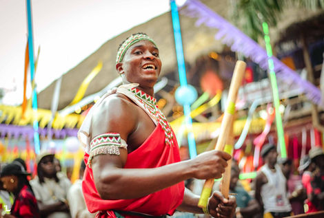 Burundian Drummer at Nyege Nyege, Jinja