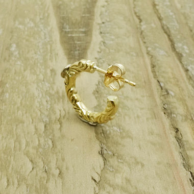 サムネイル： 1mm Tribal hoop pierce