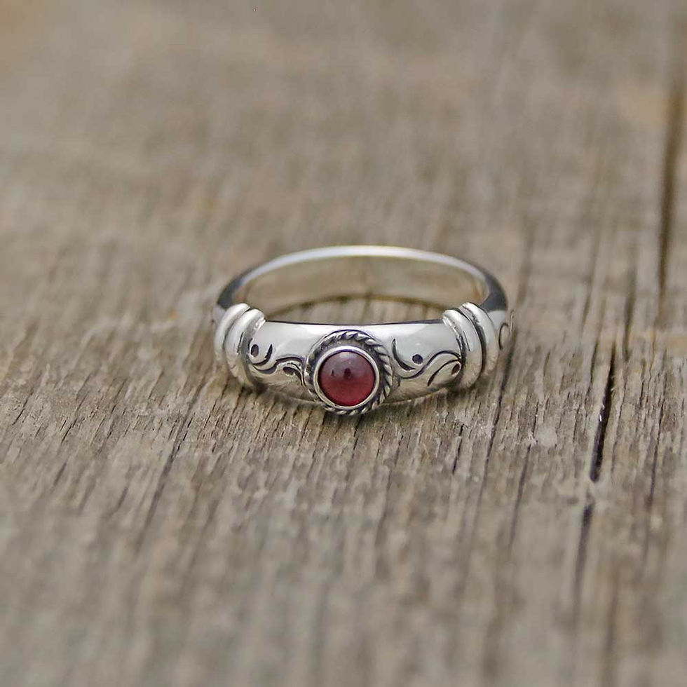 サムネイル： Karakusa Ring (Stone)