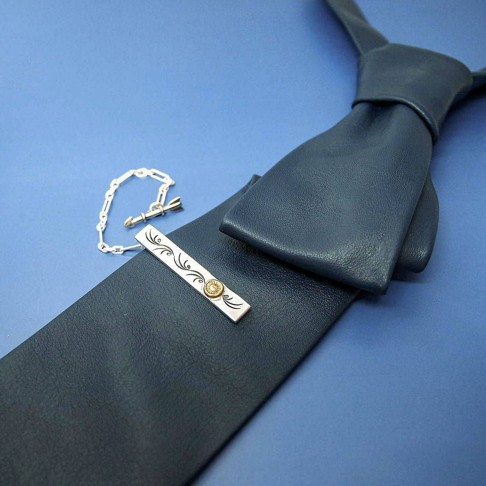 サムネイル： Flat Tie Clip(Gold Sun)