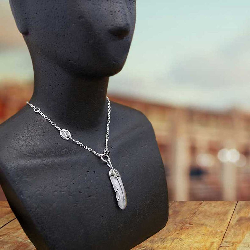 サムネイル： Star Feather &  Eagle Claw Finger chain