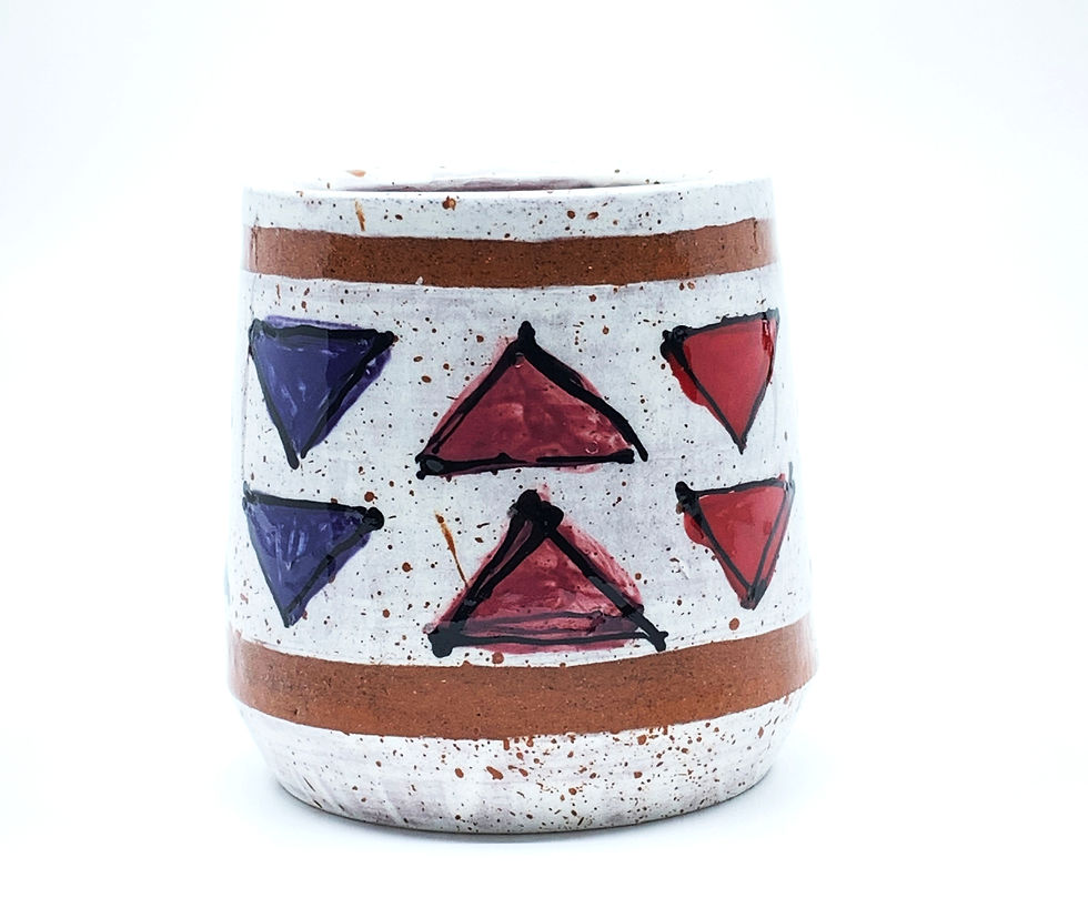 Thumbnail: White Geometric Mug