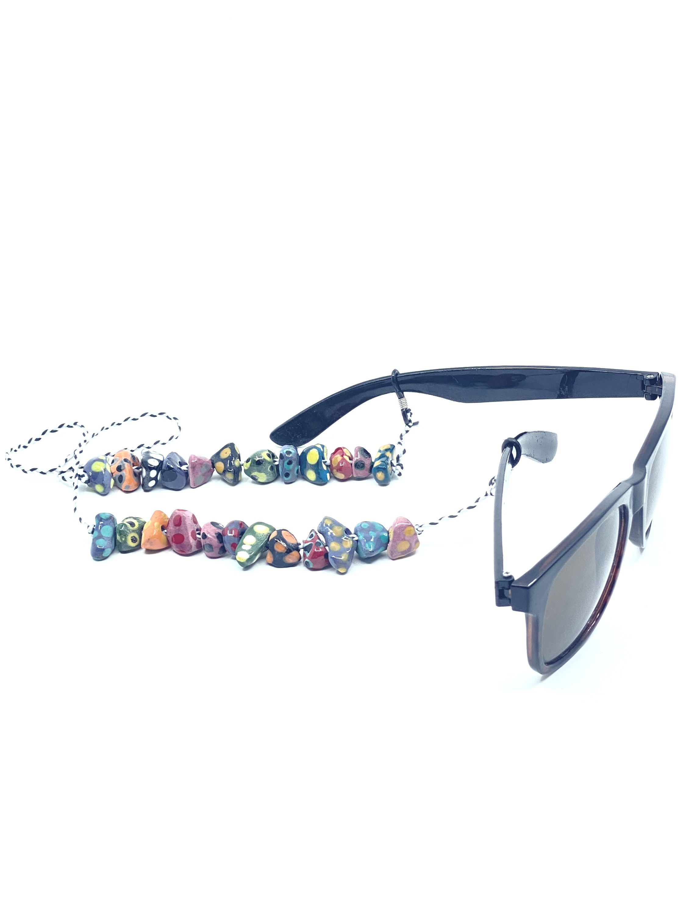 Black & White Glass Chain