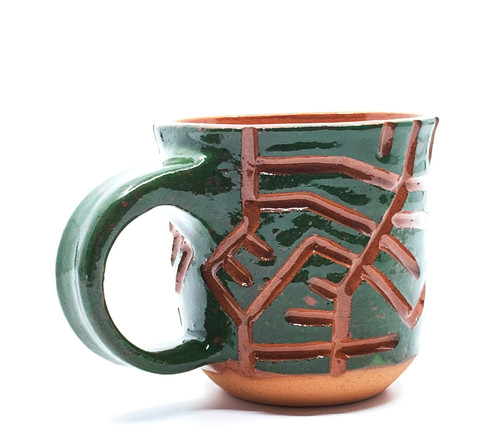 Green Maze Mug