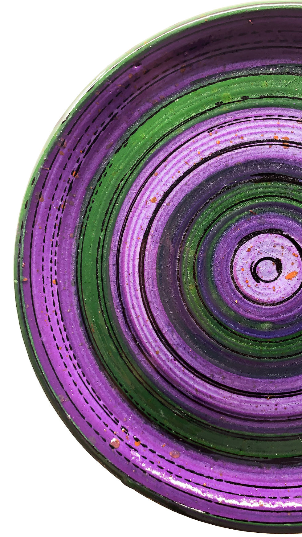 Thumbnail: Purple-Green Tanoura Plates (Couple)