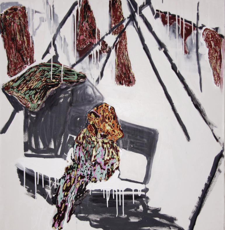 AFURADA II. 105 x 95 CM