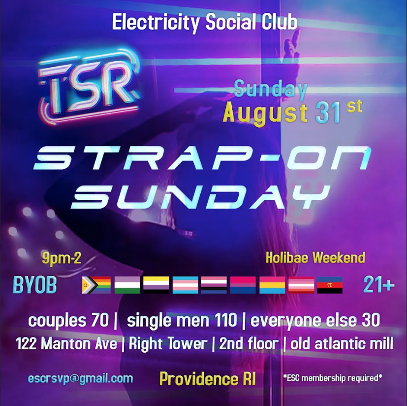 TSR Presents: STRAP ON SUNDAY **Labor Day Weekend**