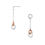 Thumbnail: Links of London 20/20 Sterling Silver & 18kt Rose Gold Drop Earrings