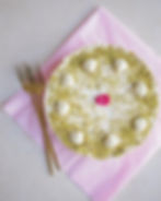 ★ torta de chocolate branco com pistache