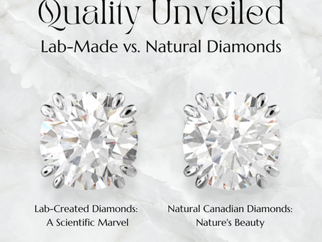 Quality Unveiled: Lab-Made vs. Natural Diamonds