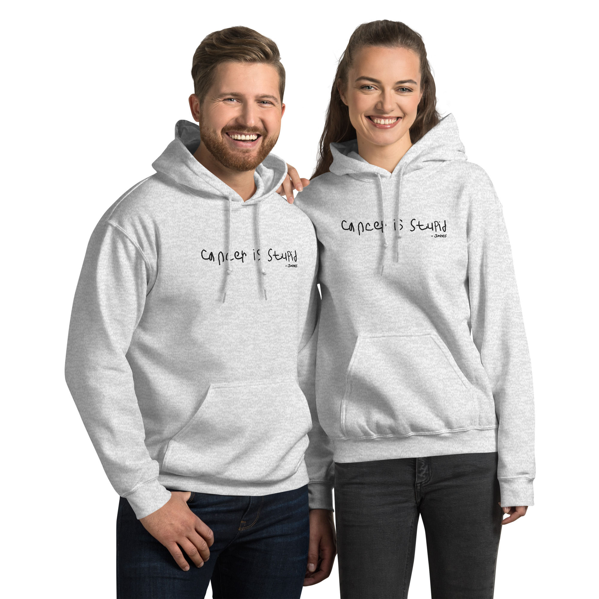 Adult Hoodie | Cancer is Stupid