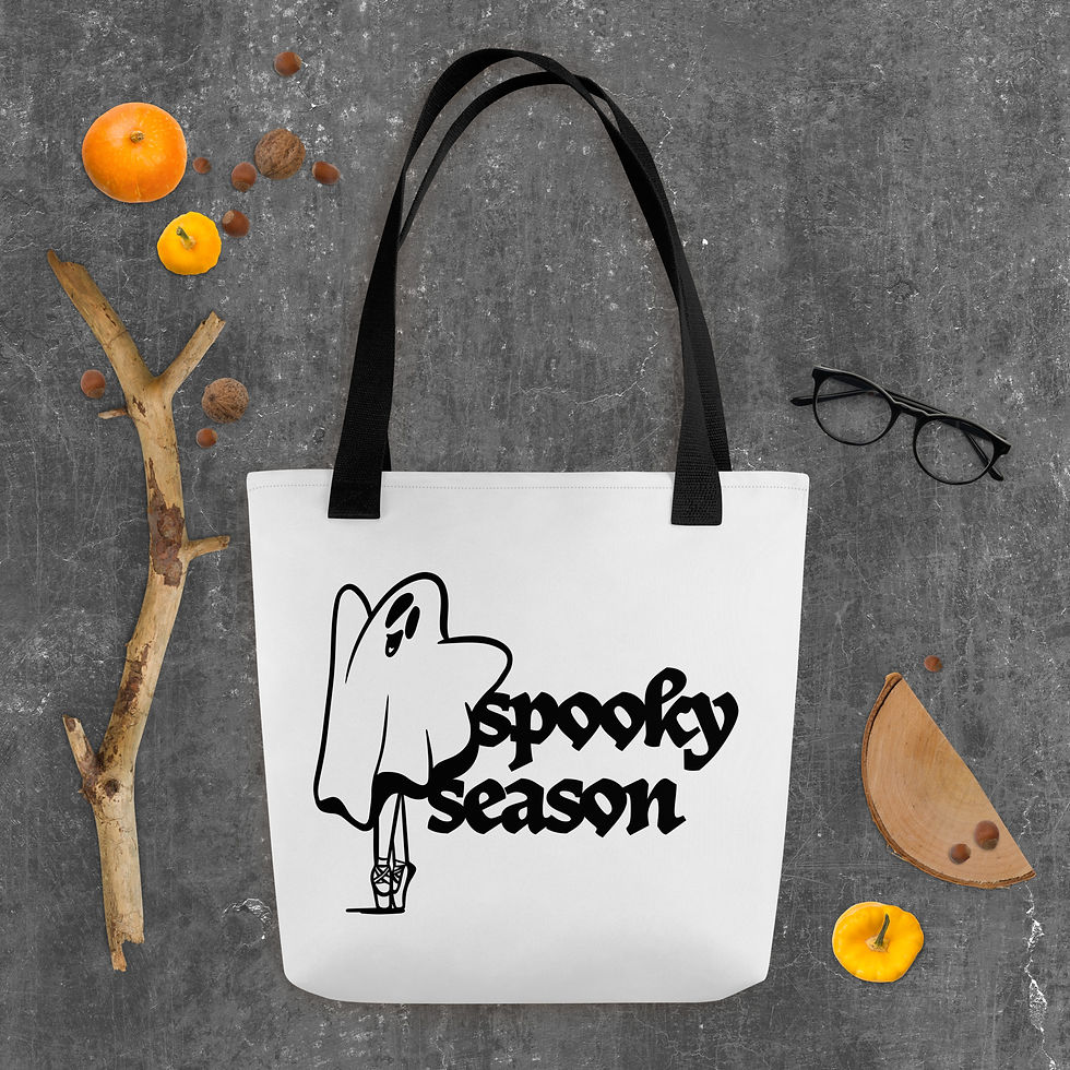 Thumbnail: Ghost Spooky Season Tote bag