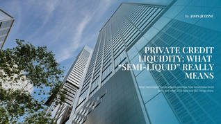 Private Credit Liquidity by John Jezzini