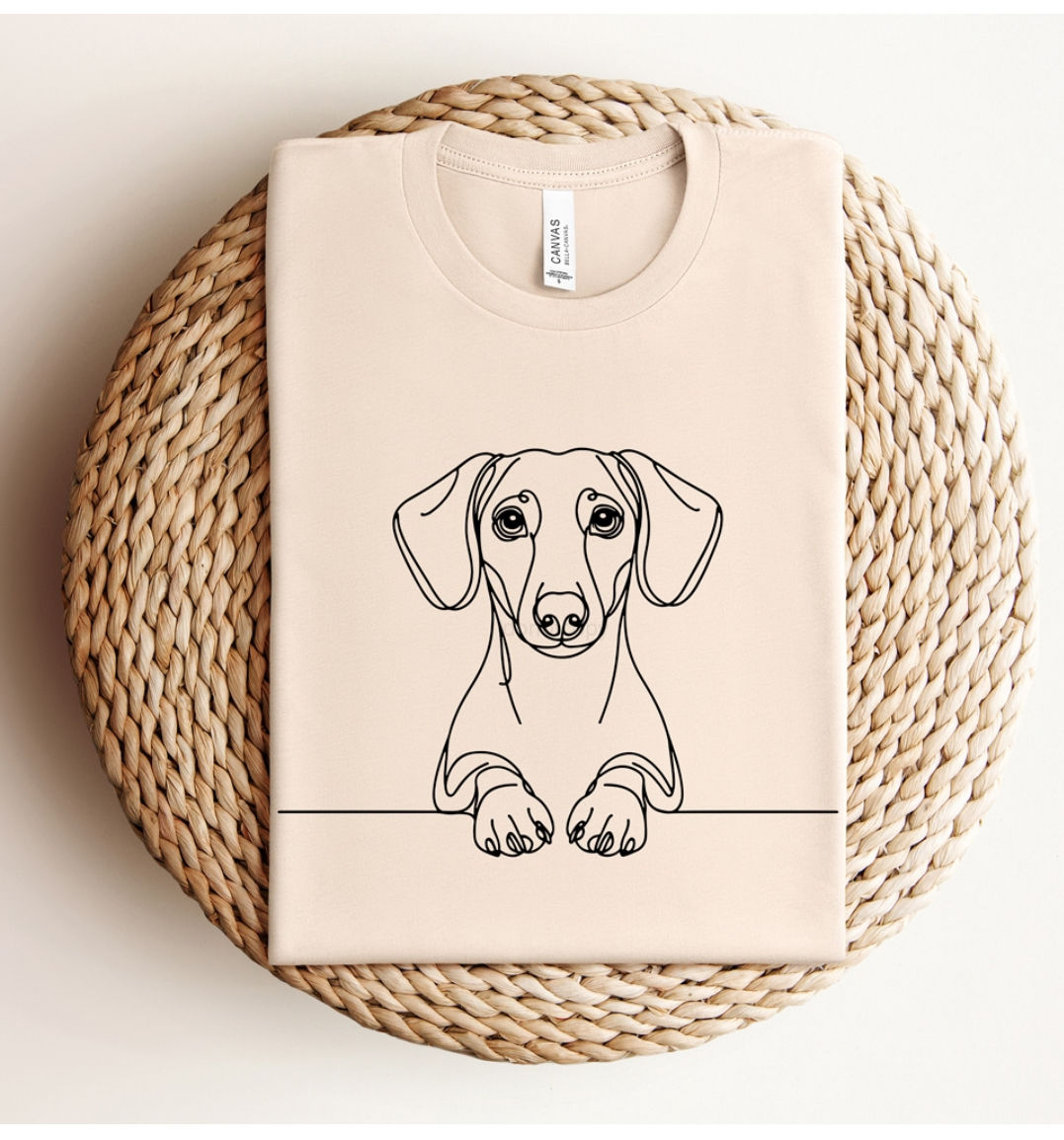 Shorthair Doxie Shirt Short Sleeve