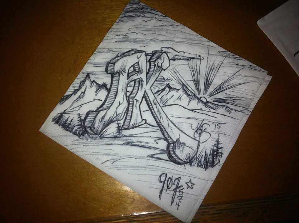 Napkin Art