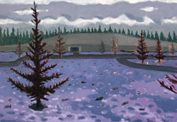 bunker memory [oil on canvas]