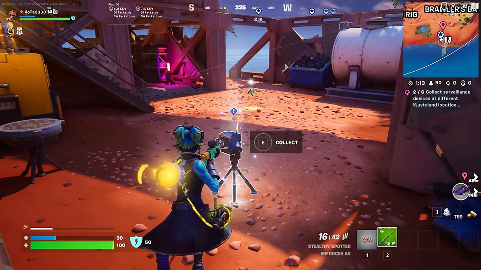 Collect Surveillance Devices at Different Wasteland Locations