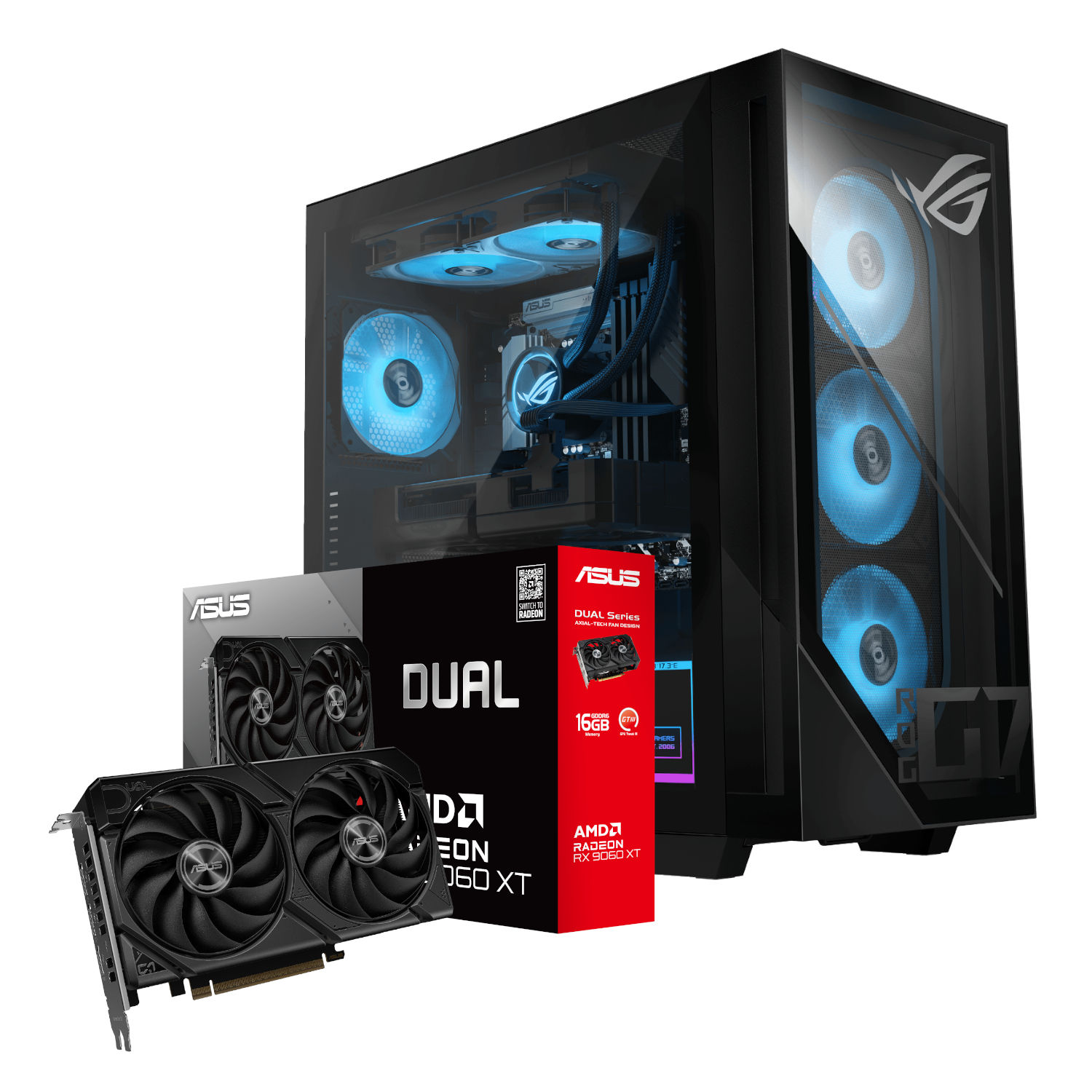 Asus ROG G700 Intel® Core™ Ultra 5 Win 11 Home PC (RX 9060 XT Dual 16GB DDR5