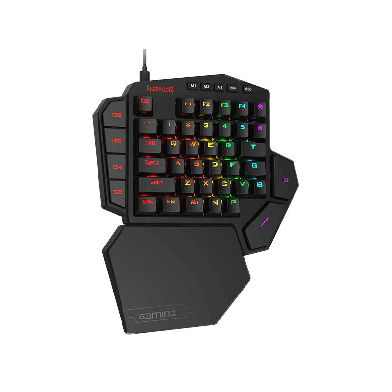 REDRAGON Diti Elite Pro One-Handed RGB Wireless Mechanical Gaming Keyboard -