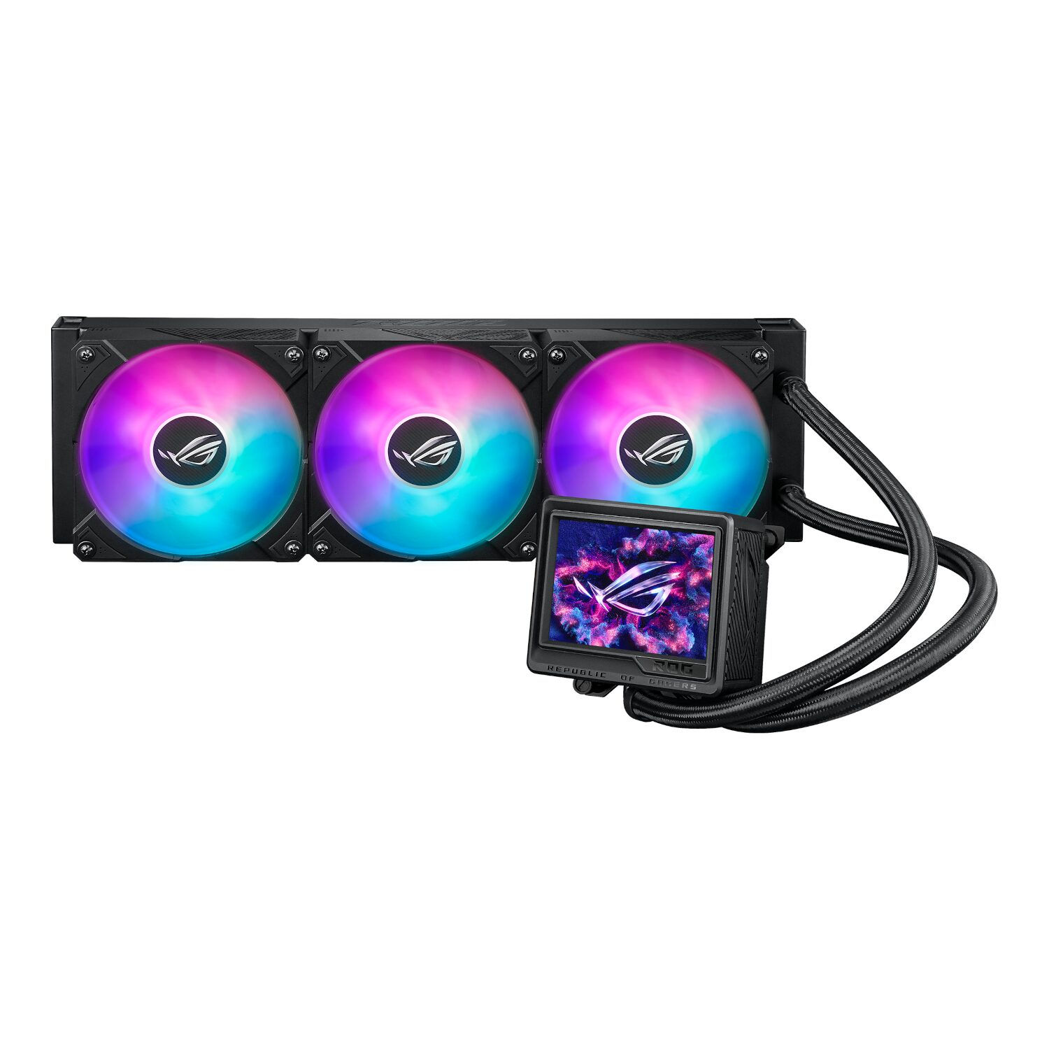 ASUS ROG Ryujin III 360 ARGB AIO Liquid Cooler - 3.5-inch LCD